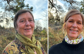 Bildet viser innleggsforfatterne Berik Johannessen og Anne Valen Skislang