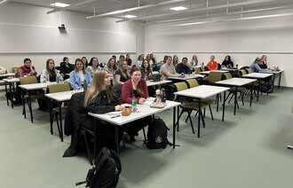 bilde av førsteårsstudentene på Hammerfest sykehus