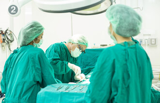 Bildet viser en operasjon