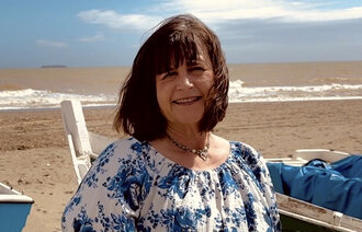 Bildet viser et portrett av Monica Skjaanes Bjerkseth