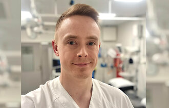 Bildet viser et portrett av Vidar Pedersen