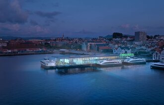 bildet viser Fiskepiren i STavanger