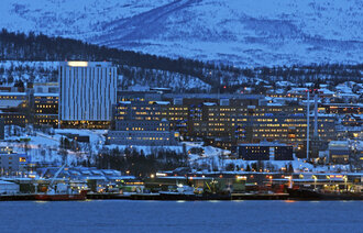 Bildet viser Tromsø.