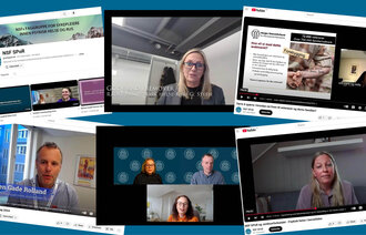 Bildet viser utklipp fra faggruppen SPoRs YouTube-prosjekt