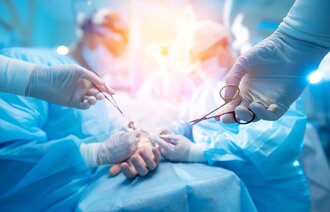 Bildet viser en operasjon