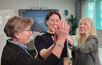 Bildet viser Mette Nord, Tonje Brenna og Lill Sverresdatter Larsen