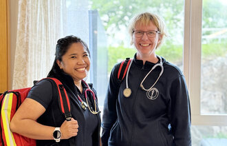 bildet av aks-sykepleiere i Kristiansund