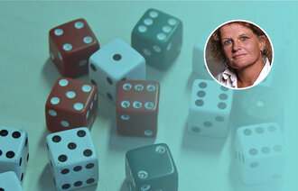 Bildet viser mange terninger