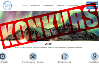 bildet av nettstedet til nordic nurse