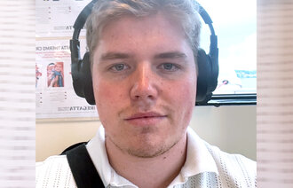 Bildet viser Odin Kuvås Holand