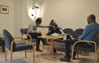 Et av syv rom i simuleringssenteret