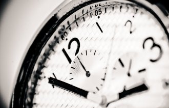 Bildet viser en klokke.