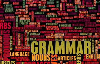 Engelsk ordsky Bildet viser en ordsky av engelske ord