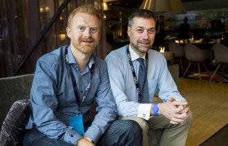 Bildet viser Kim Gaarde og Jeff Solheim