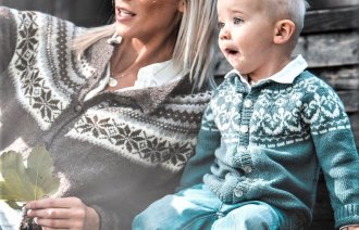 Bildet viser Camilla Olsen Vesterbekkmo med sønnen