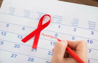 Bildet illustrerer arbeidet mot brystkreft