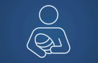 Bildet viser en kjønnsnøytral jordmor.