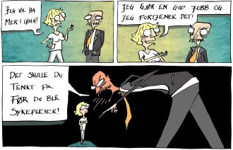 Stripe om lønn til sykepleiere