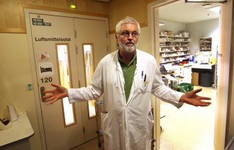 Bilde av Hans Flaatten på Haukeland sykehus