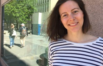 Kjersti Riise Skallerud, sykepleier, animasjon Bildet viser Kjersti Riise Skallerud.