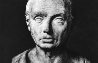 Byste av Immanuel Kant.