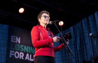 Demonstrasjon i Danmark i forbindelse med årets lønnsoppgjør