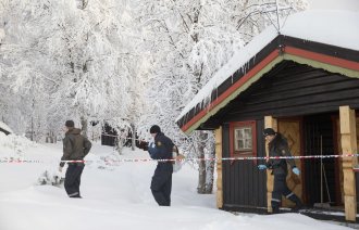 Bilde av hytta på Beitostølen hvor jenta døde