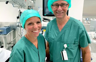 Bildet viser Stine Thorvaldsen Smith og Arthur Halvorsen.