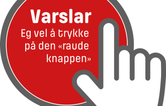 Bildet viser det røde emblemet fra intranettet i Helse Vest