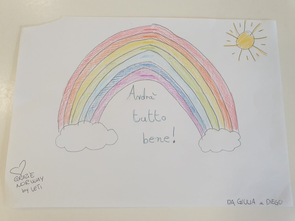 Medisinsk innsatsteam Bildet viser en tegning