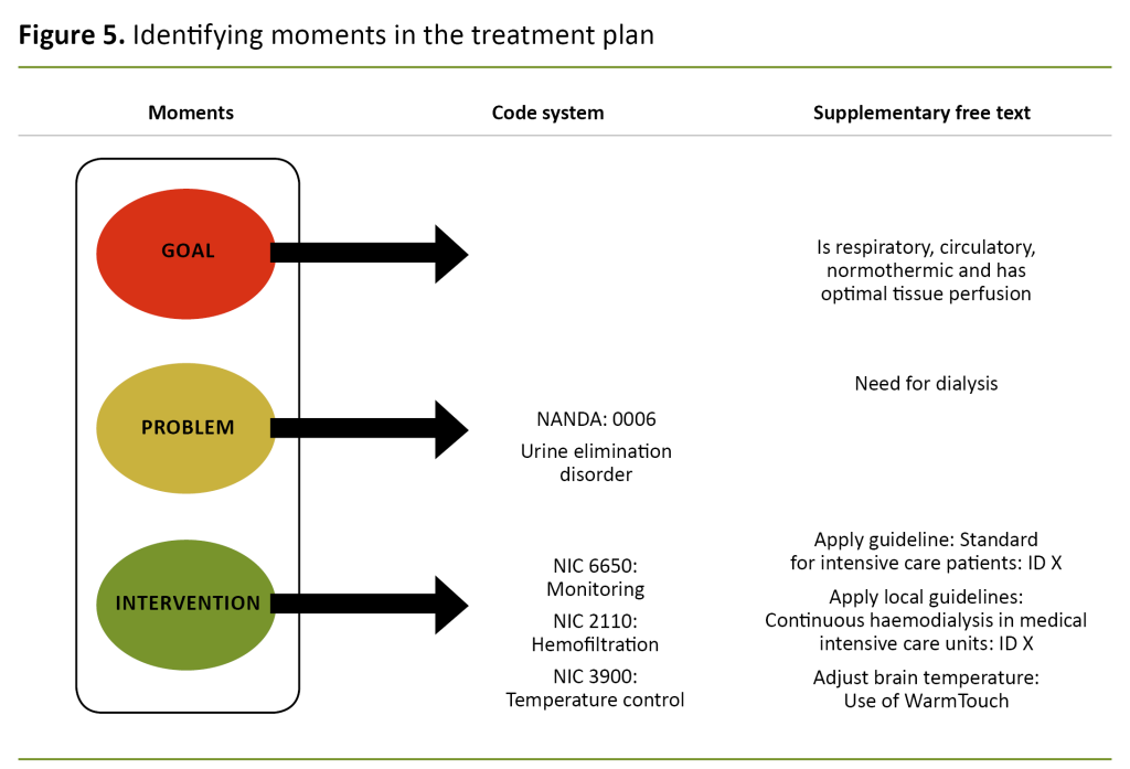 Figure 5. Identifying moments in the treatment plan Figure 5. Identifying moments in the treatment plan