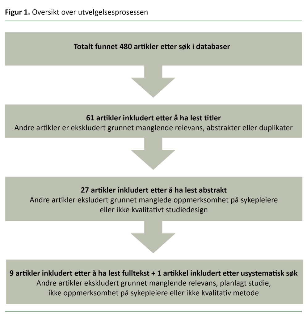 Figur 1. Oversikt over utvelgelsesprosessen