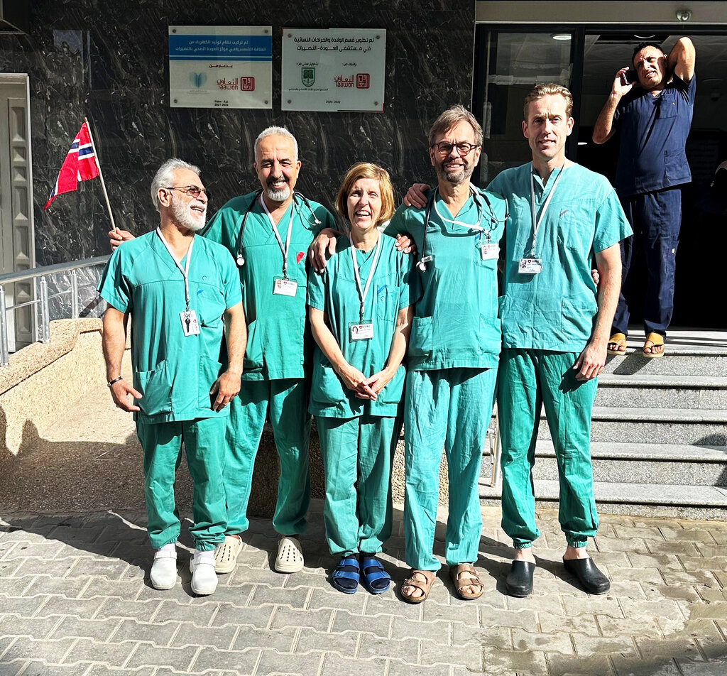 Norwac-teamet i Gaza Norwac-teamet i Gaza