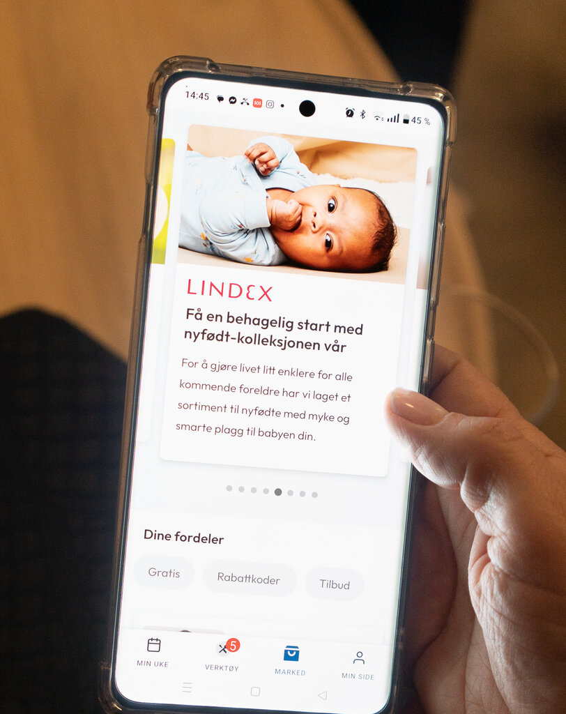 reklame på appen Nørs bildet viser reklame på appen Nørs