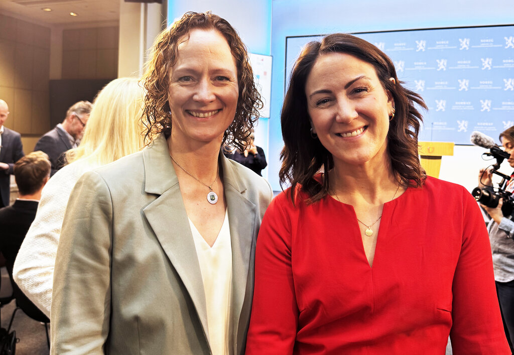 Bildet viser Gro Lillebø og Tonje Brenna