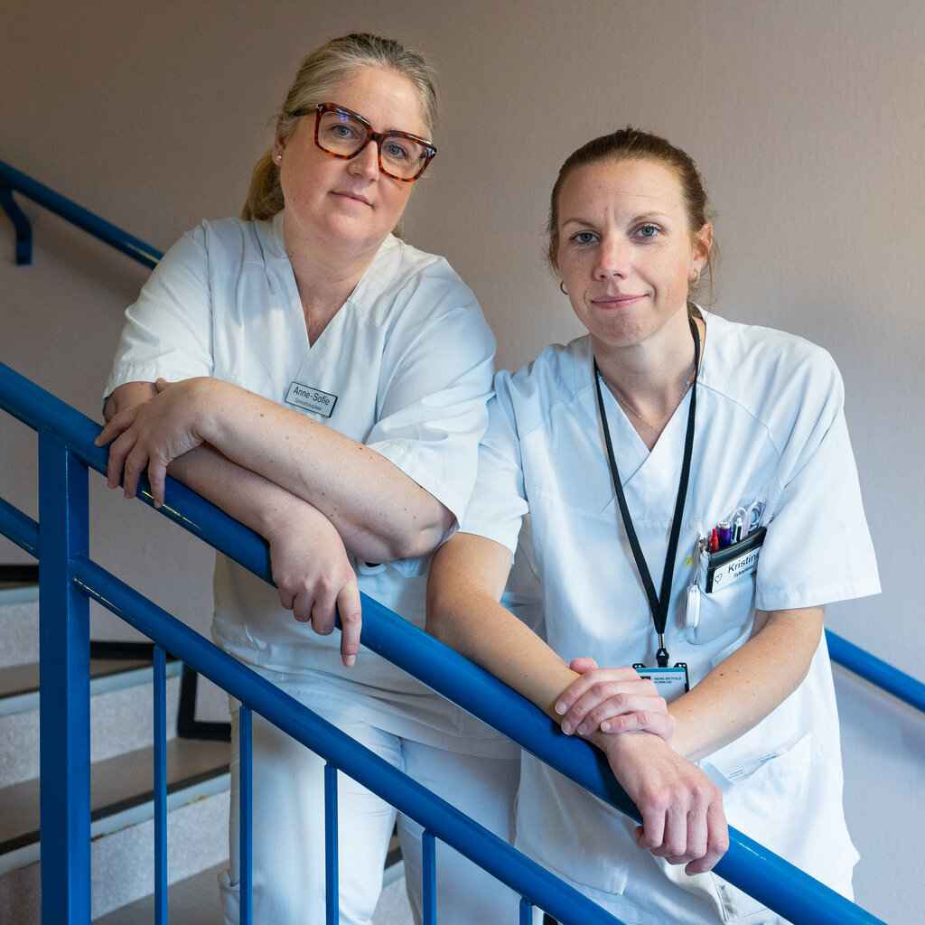 Anne-Sofie Løkken og Kristine Hansen bildet viser Anne-Sofie Løkken og Kristine Hansen