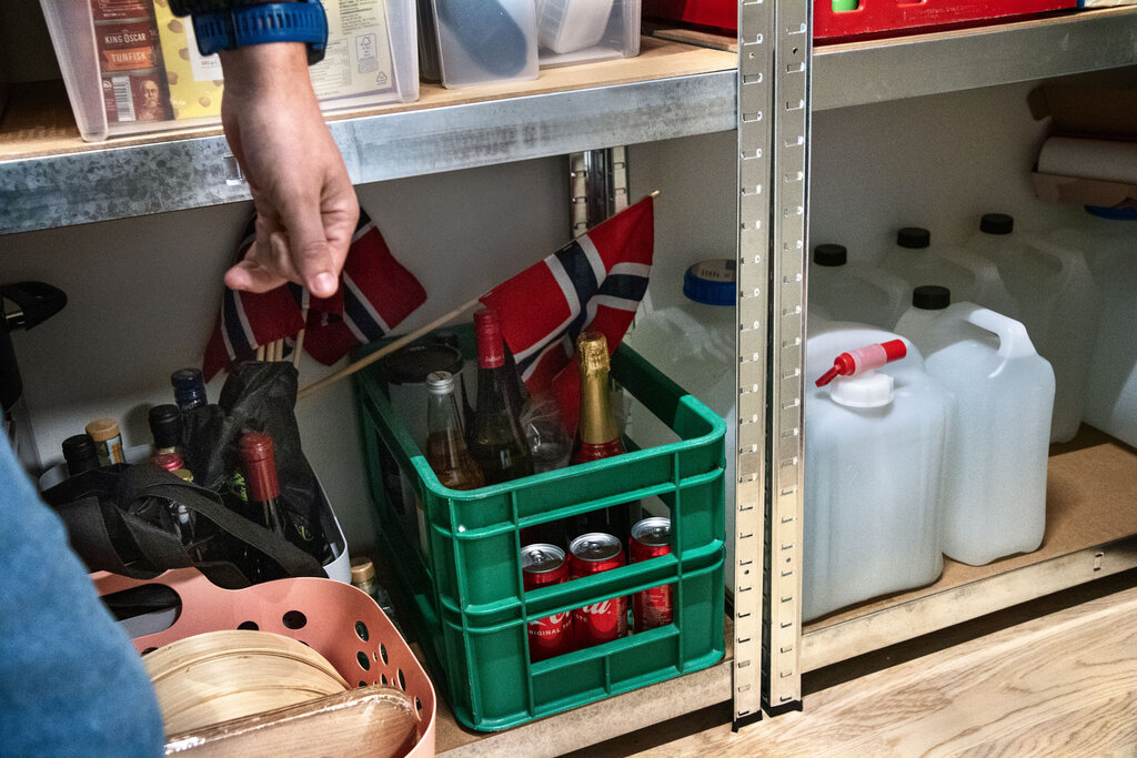 Bildet viser Max-Hendrik Wathne Gelinks vanntanker for beredskap