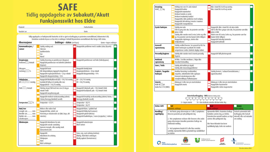 SAFE skåringsverktøy Bildet viser SAFE skåringsverktøy