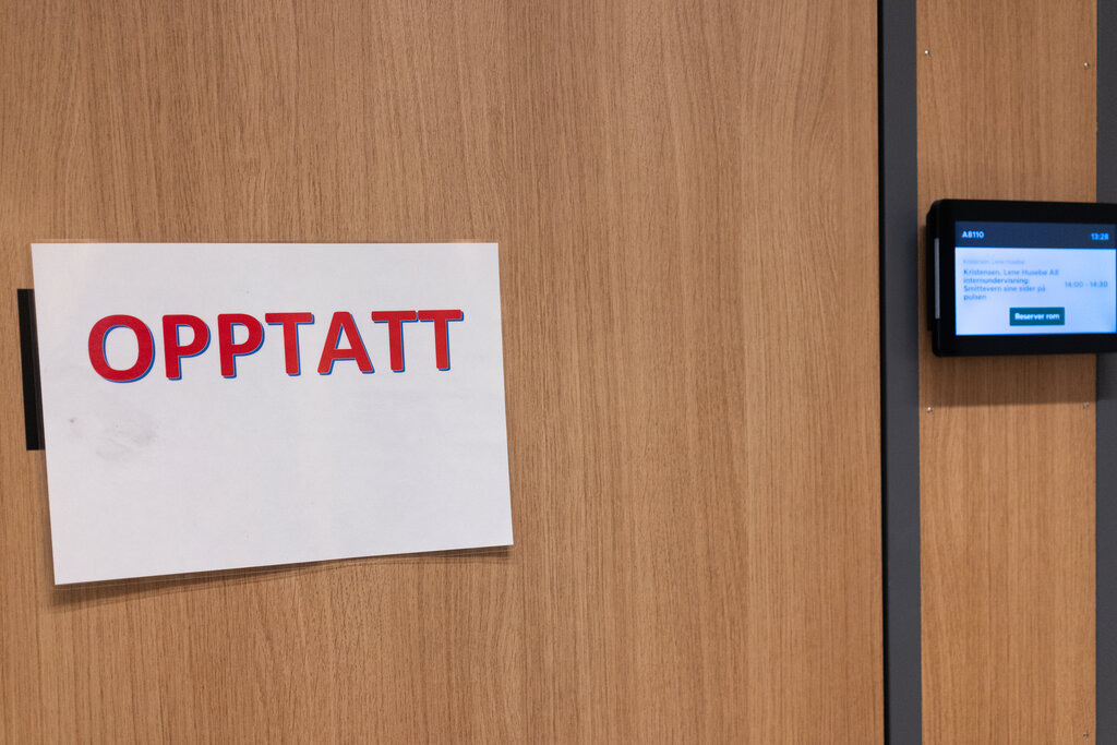 opptatt pauserom Bildet viser opptatt pauserom