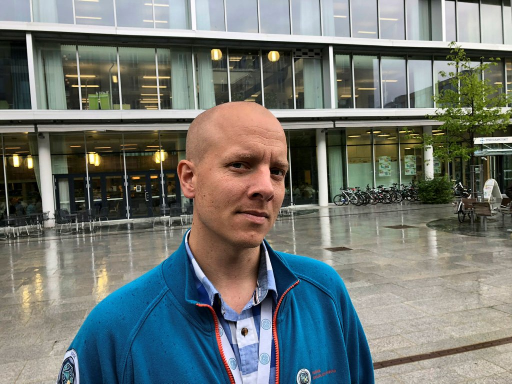 Kenneth Grip Bildet viser Kenneth Grip, foretakstillitsvalgt for NSF på St. Olavs hospital i Trondheim