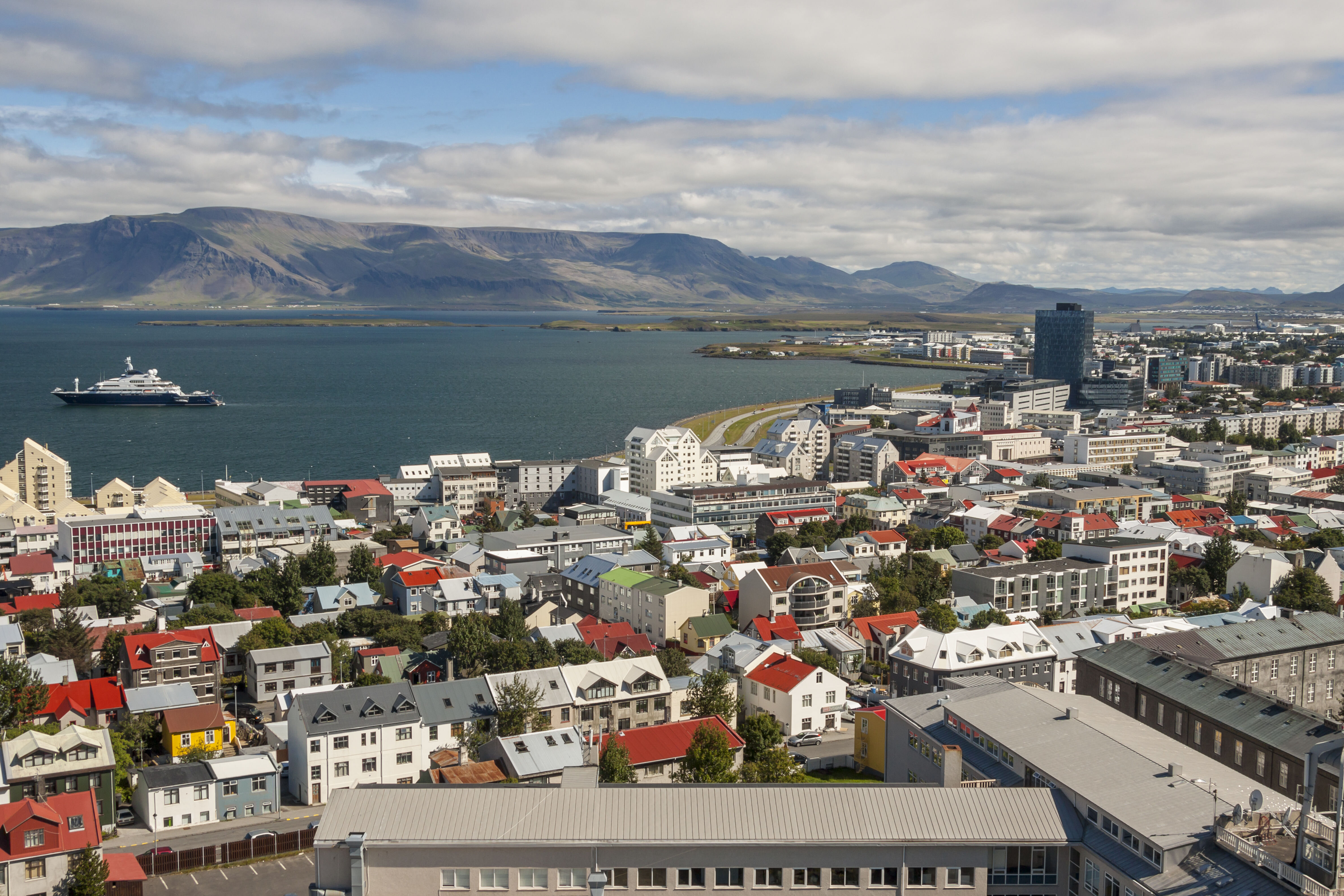 Reykjavik, Island Bildet viser Reykjavik.