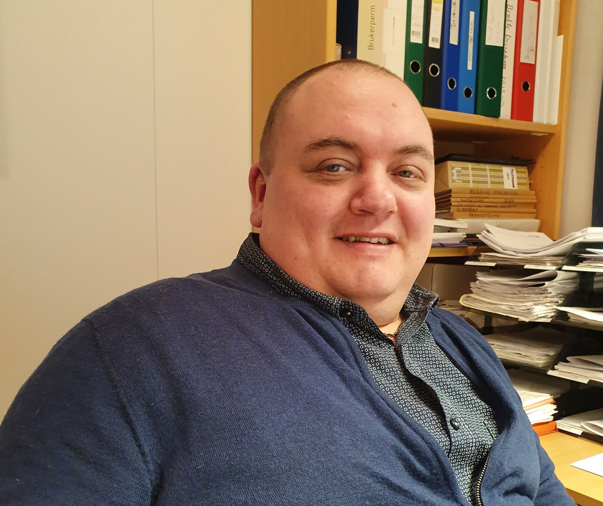 Arnstein Larsen, Måsøy kommune Bildet viser Arnstein Larsen