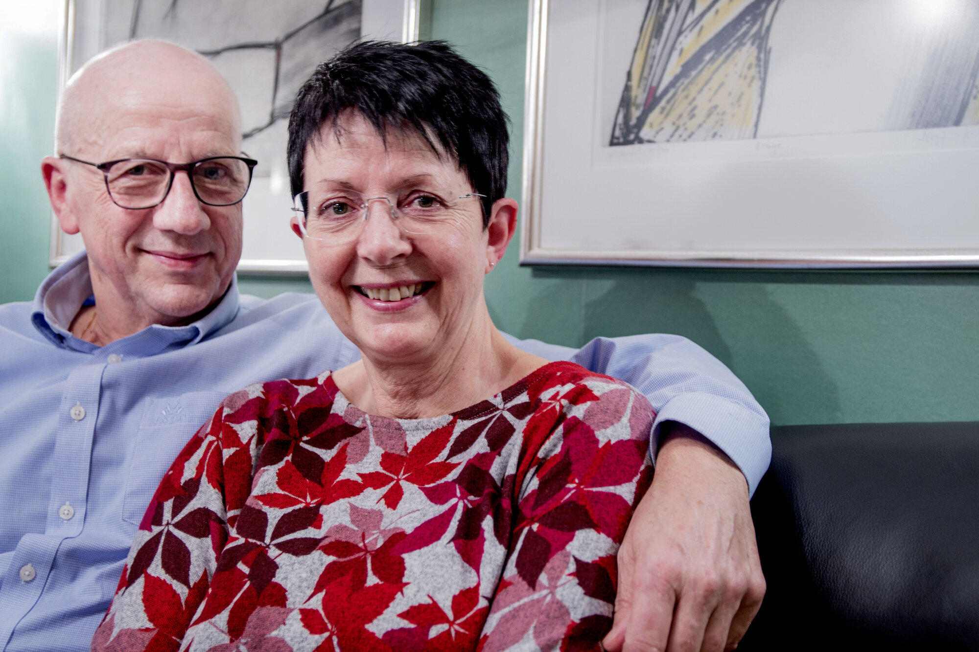 Bjørn vidar Grønvold, Anna Stenseth Bildet viser Bjørn Vidar Grønvold og Anna Stenseth.