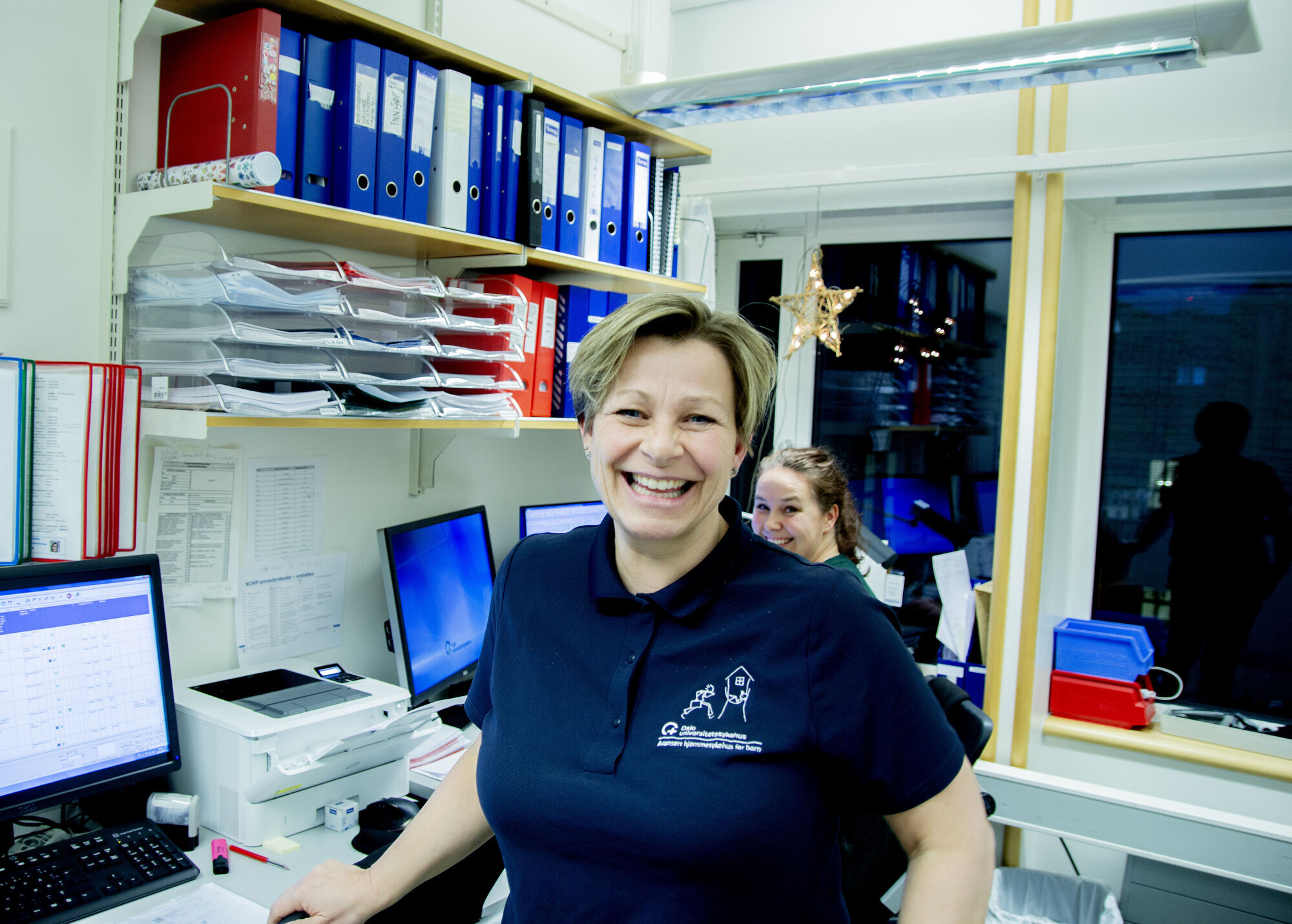 Nina Granum Lycke, Marianne Weiby, Avansert hjemmesykehus for barn, Oslo universitetssykehus Bildet viser Nina Granum Lycke og Marianne Weiby.