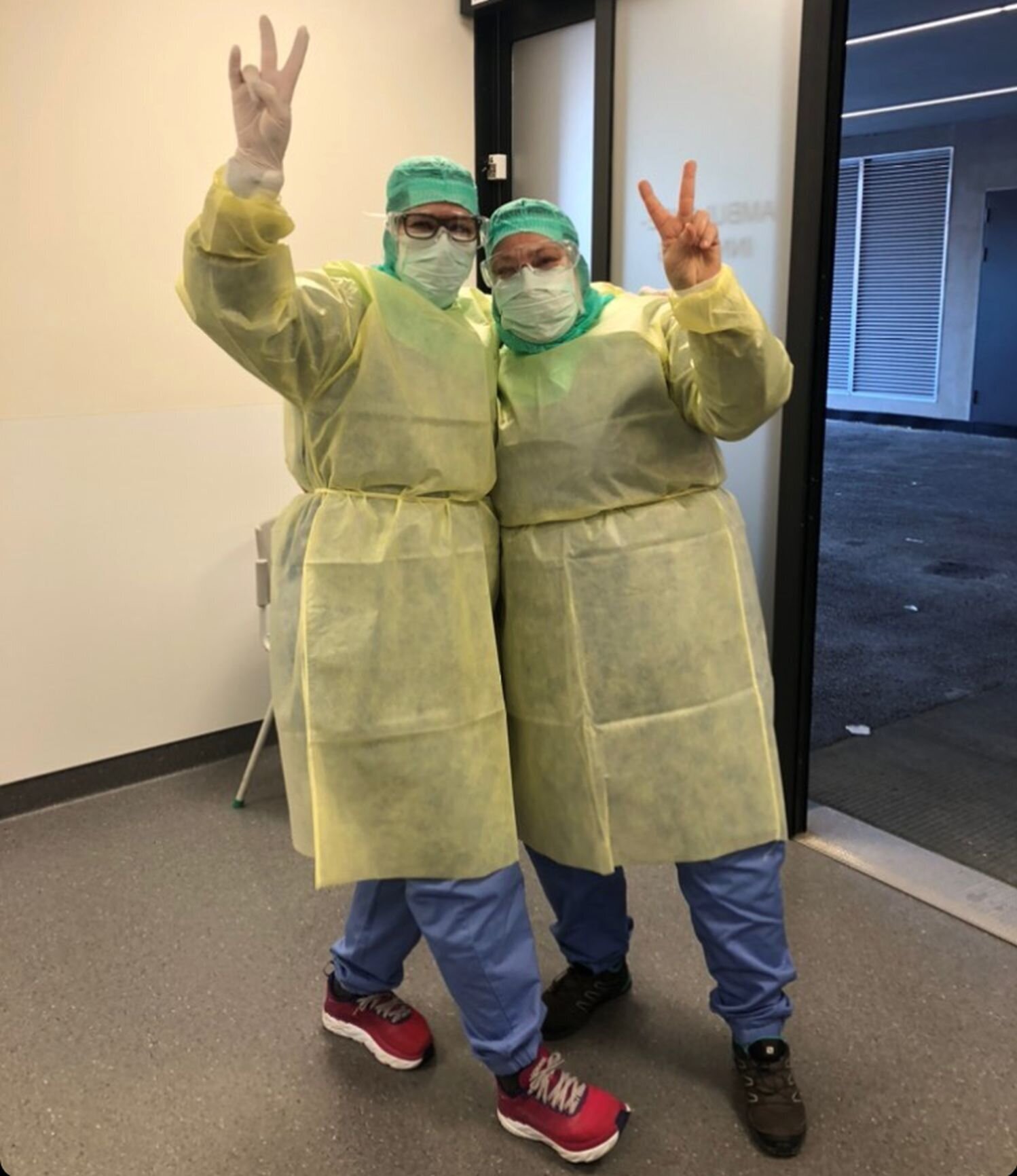 Janne Cathrine Myhren og Hilde Løvlund Bildet viser Janne Cathrine Myhren og Hilde Løvlund.