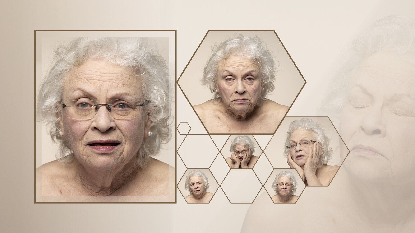 Eldre dame med smerter