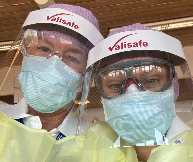 issel Jansen, Solveig Johnsen Bildet viser Sissel Jansen og Solveig Johnsen.