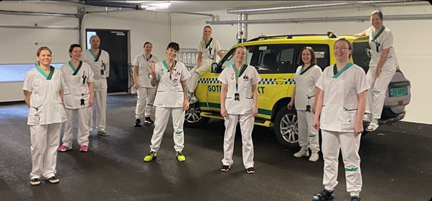 Sotra legevakt, Øygarden Bildet viser ansatte på Sotra legevakt.