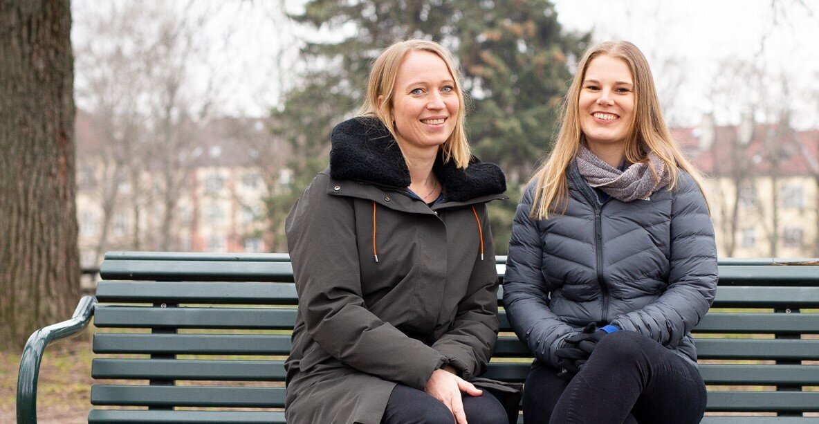Ingeborg Nordheim og Maria Nordström bildet viser Ingeborg og Maria