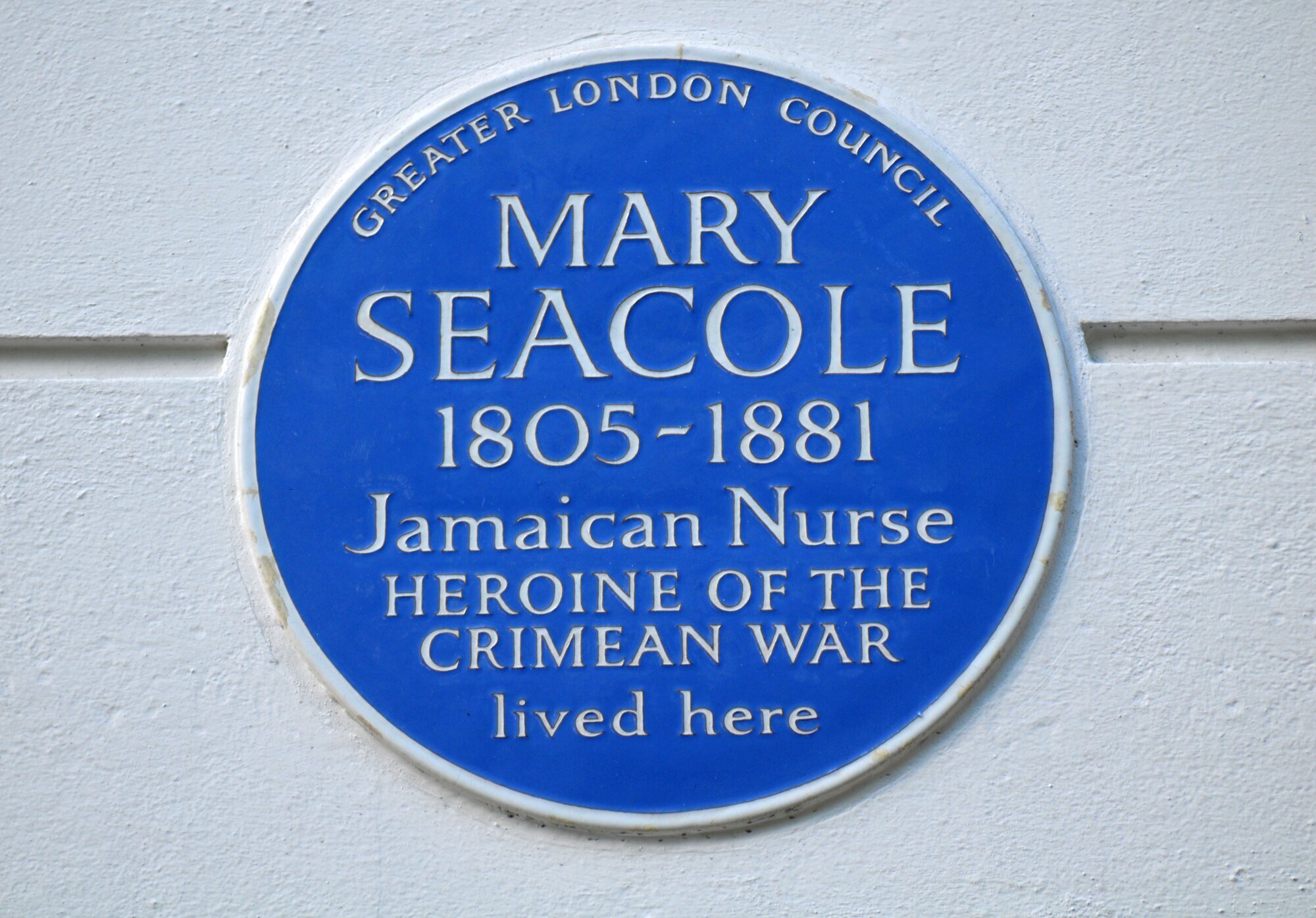 Mary Seacole-plakett Seacole-plakett